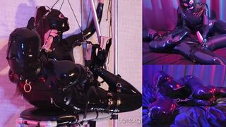 ULTRA LATEX BONDAGE TRILOGY - BACK TO BACK GRUELING RUBBER BONDAGE PREDICAMENTS FOR MY RUBBERDOLL hd_ 261