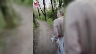 Chastity Sub Leashed Outdoors Taken on Private Walks