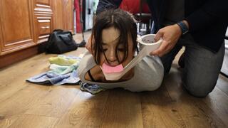 Bratty 18+ College Girl Taught a Lesson in Manners