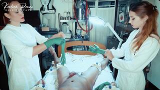 Surgical sadism of the two nurses: stitches, staples, needles, and electricity