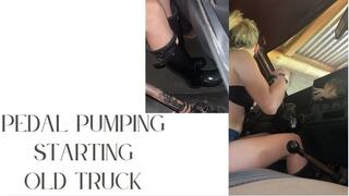 pedal pumping in hunter boots