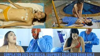 WMV COMPILATION 2025 CPR medical equipment moments collection scenes girls coughing