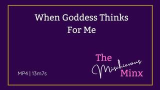 Goddess Thinks for You | Deep Surrender & Slow Pleasure JOI