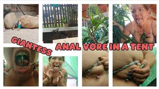 GIANTESS ANAL VORE IN A TENT