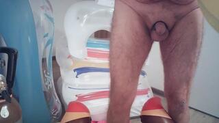 Mega Schwimmflügel und Crocs Clogs masturbieren