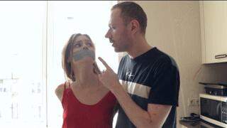 Plumber made her bondage fantasies come true (HD)