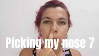 Picking my nose 7