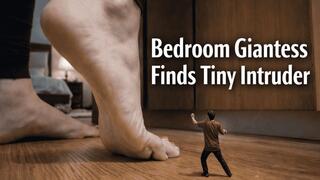 Bedroom Giantess Finds Tiny Intruder – Slow Barefoot Crush POV Ending