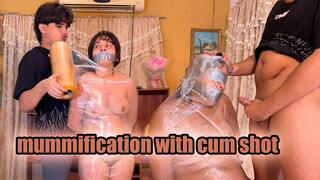 mummification with cum shot