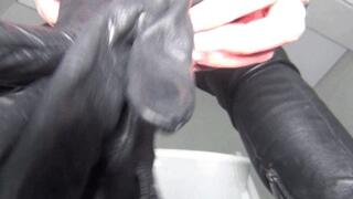 You will cum twice with a giantess in leather b