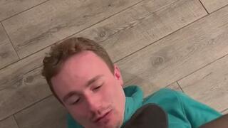 German girl –after a long night demands her boots licked spotless.