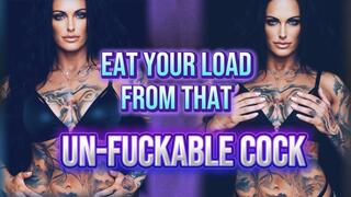 EAT YOUR LOAD FROM THAT UN-FUCKABLE COCK - Freakish Monster Cock Humiliation JOI - Autofellate Yourself & Eat Your Pathetic Cum, Loser! CEI Countdown