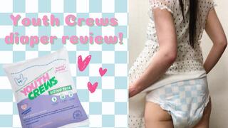 Youth Crews diaper review!! Testing the sample pack (plus Wettings, Changes, bonus footage!)