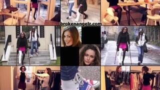 Rosalie Term SLC and Zuzu LLWC Coffee Break Foot Show and Shopping at Their Favorite Boutique (in HD 1920X1080)