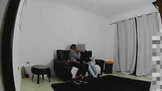 The son had to introduce his girlfriend to his father.