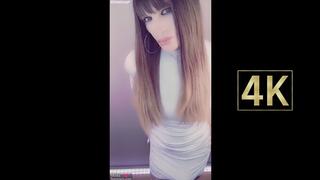 Spontaneous jerk off in my brand new dress