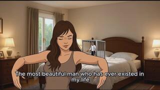 Roberta dances for her shrunken husband in correction at cage due to cheating on her