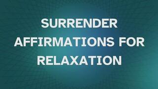 Surrender Affirmations for Submissives