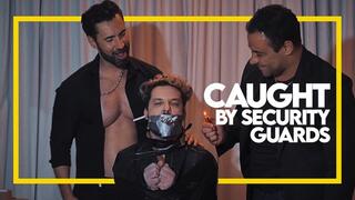 Caught by Security Guards (1080p) Gay Bondage - Gay Domination - Tape Bondage - Muscle - Male Bondage - Cigaretts - Humiliation - BDSM