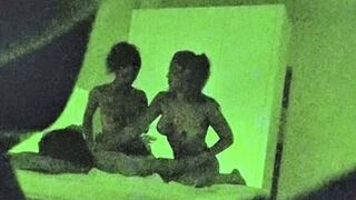 two beautiful masseur with four hands and double pleasure