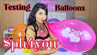 Testing Sph4you balloons