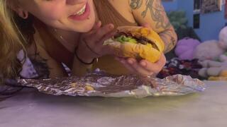 you turned yourself into a burger