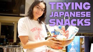 Trying Japanese Snacks