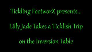 Lilly Jade Takes a Ticklish Trip on the Inversion Table