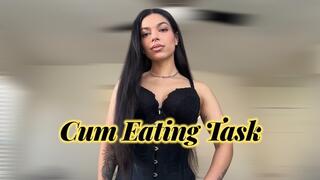 Cum Eating Task
