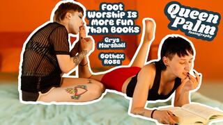 Foot Worship Is More Fun Than Books (Foot Worship) - Featuring Crys Marshall and Gothex Rose