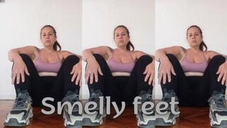 Sweaty, smelly feet after the gym… Dare to come closer?