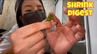 Giantess nurse POV: Shrunk, Swallowed, Digested