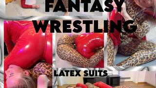 Female Wrestling Latex Suits Competetive Ginger