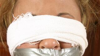 Gorgeous Flight Attendant Courtney Squirming Around Her House Nude, Tightly Bound, Blindfolded and Massively Gagged! RE ENCODE 2026