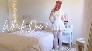 White Stockings or Red Thigh Highs…?