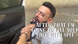 Come and worship my feet in public