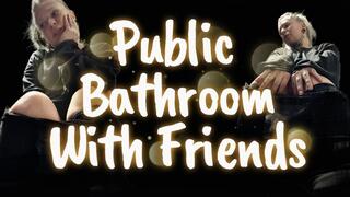 Making friends at the mall toilet