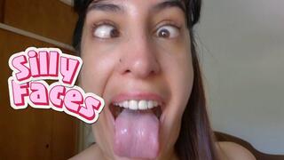 POV Silly faces, crossed eyes Close-up (1080p)
