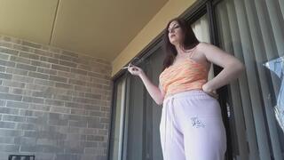 MizzErotique Nose Exhales no bra smoke