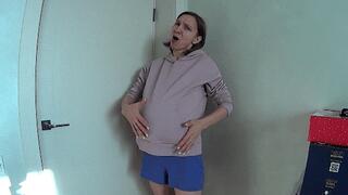 Small guy inside my belly and loud burping