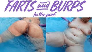 FARTS AND BURPS IN THE POOL