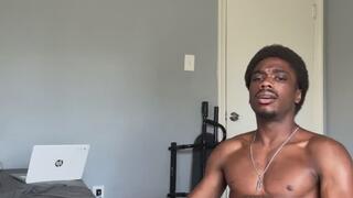 Hung bull strokes cock