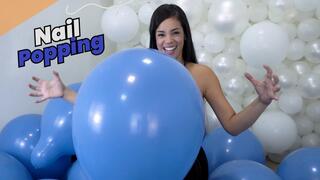 Lily Gets Up Close for a Slow and Teasing Nail Pop