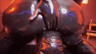 Shiny Latex Facesitting