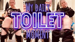 My daily toilet moment