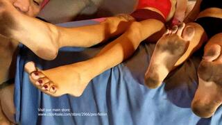 YOUR TONGUE AND MOUTH FOR CLEAN OUR DIRTY FEET