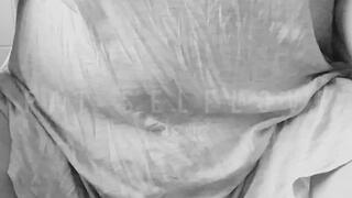 Apron Belly FUPA BBW Exhibitionist Mutual Masturbation with Neighbor on Toilet