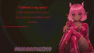 Valentine's day special Your demon mistress gives you a lesson in obedience and devotion