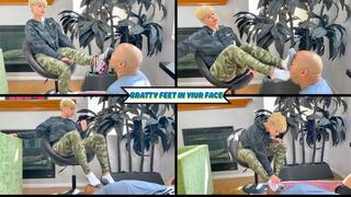 Bratty Feet In Your Face - Goddess Rapture is a Brat Who Wants What She Wants - She Subjects Her Slave To Foot Humiliation and Sock Smelling Because She Feels Like It - UltraHD (MP4)