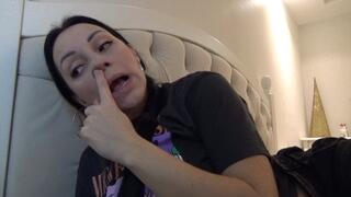 pick your nose from dry boogers a